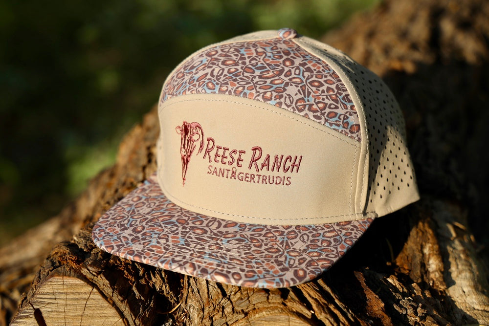 Khaki and Cheetah Reese Ranch Cap