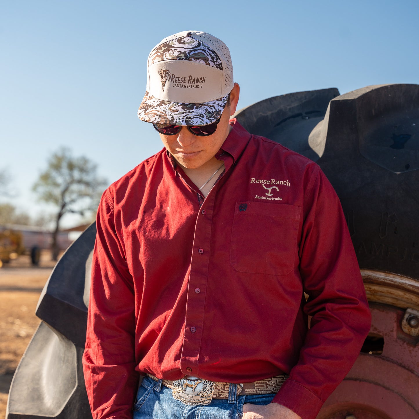 Blotch Camo & Khaki Reese Ranch Cap
