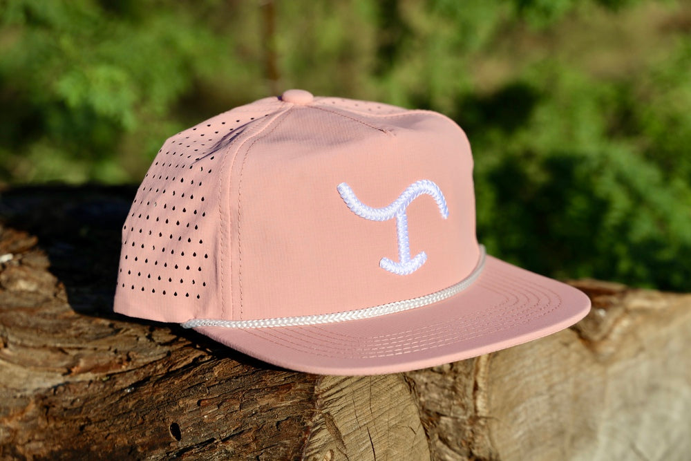 Light Pink with White Brand Cap