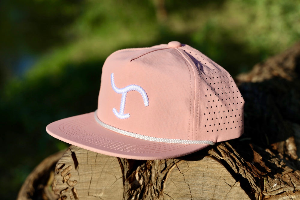 Light Pink with White Brand Cap