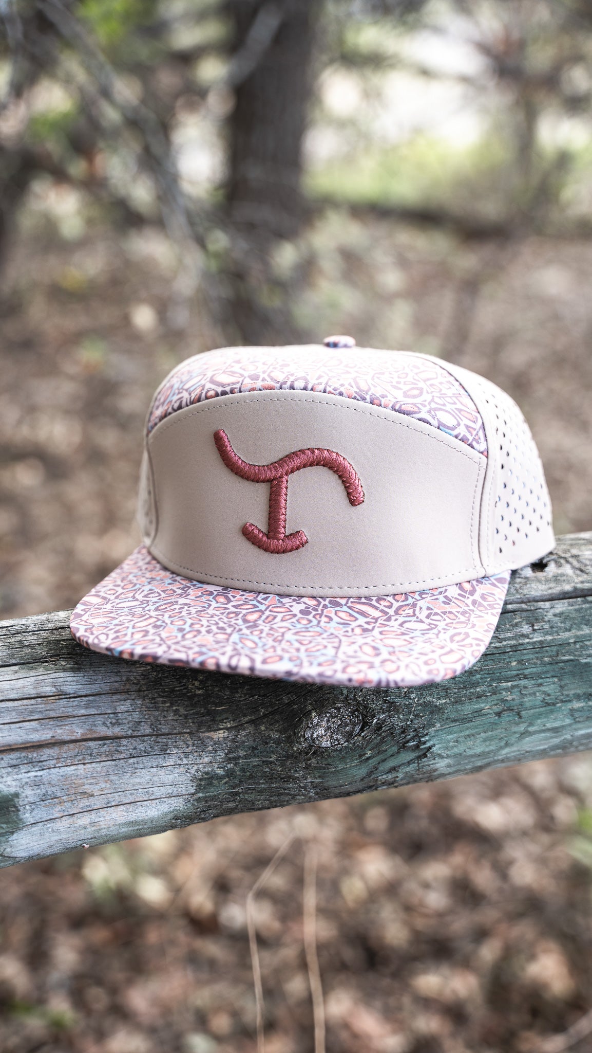 Khaki and Cheetah Brand Cap