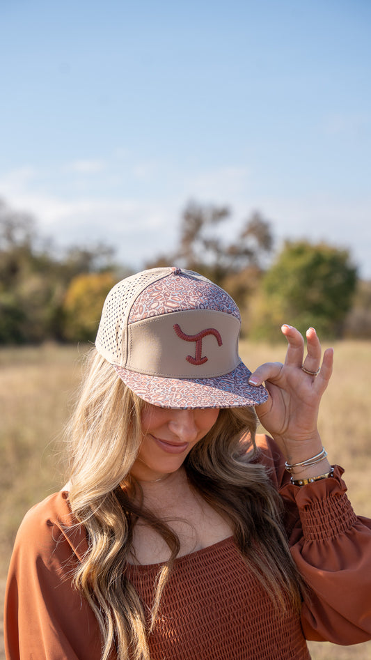 Khaki and Cheetah Brand Cap