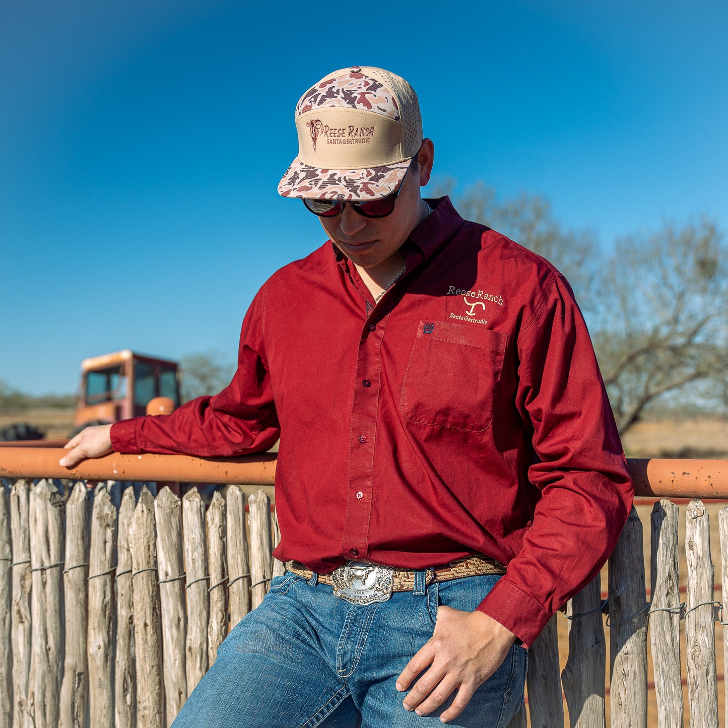 Desert Camo & Khaki Reese Ranch Cap